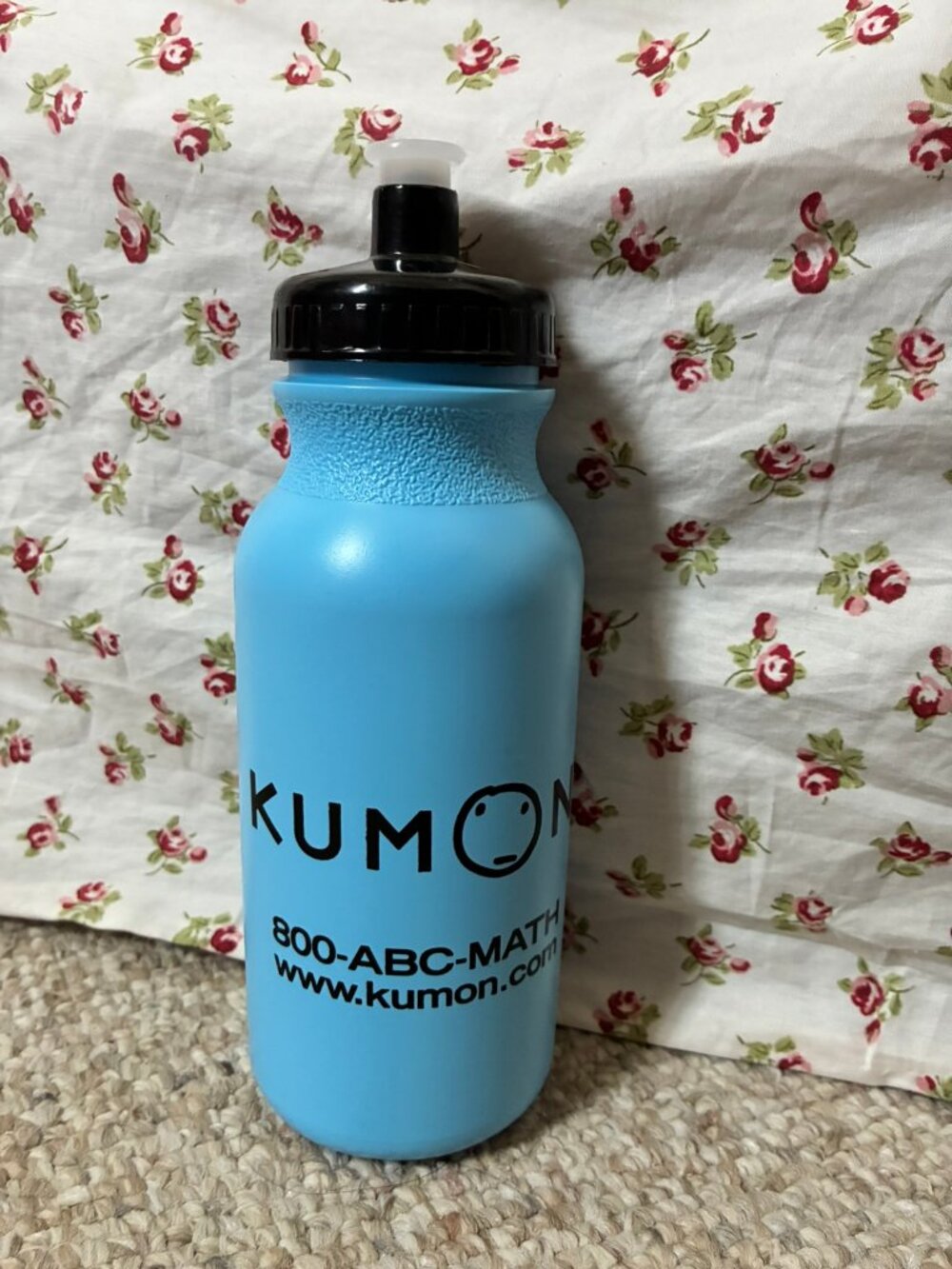 Blue KUMON plastic Drinking Water Bottle BPA free